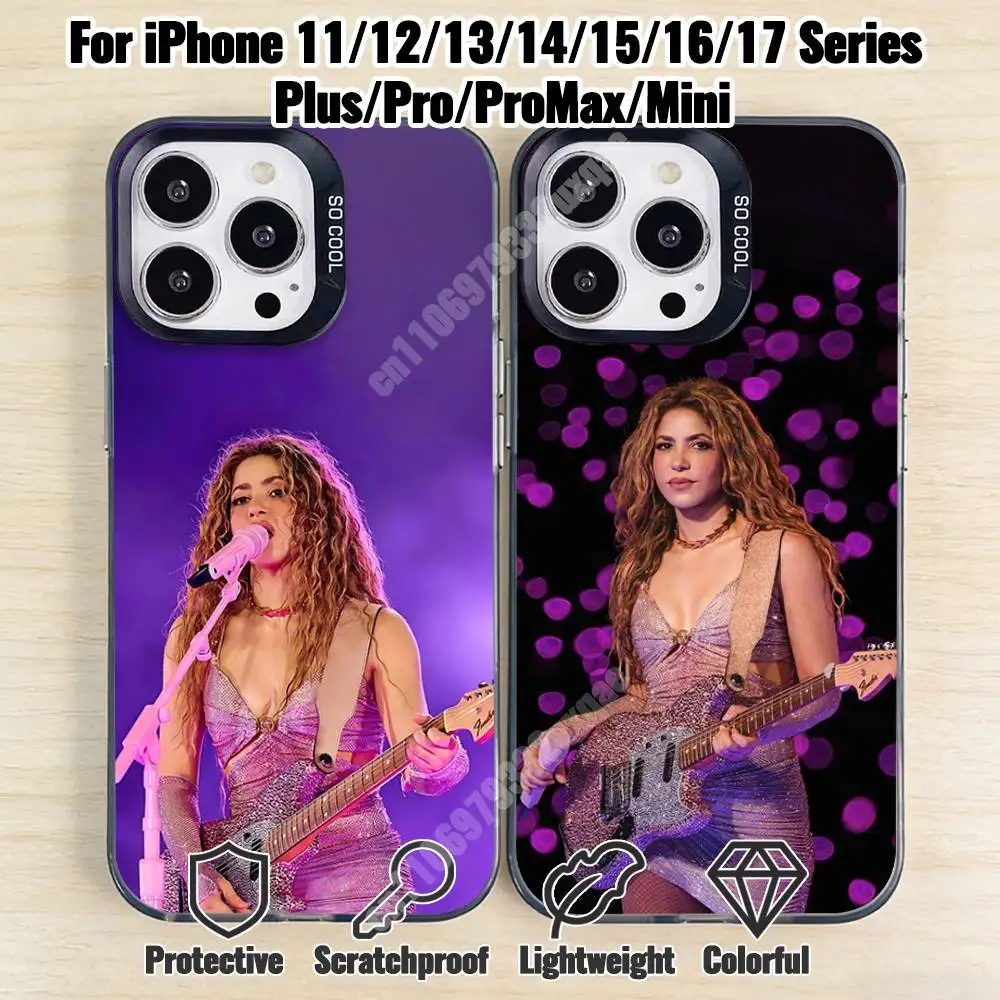 

S-Shakira-S Mujeres No Lloran Phone Case for iPhone 17 16 15 Pro Plus 14 13 Max Mini 12 11 X XS Air TPU Bumper