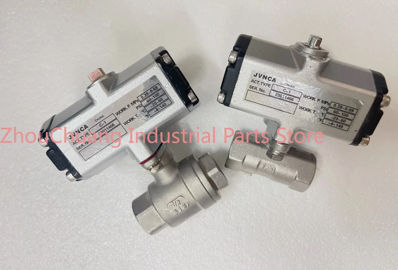

1PCS Mini Pneumatic / C-UTE Pneumatic Ball Valve 316