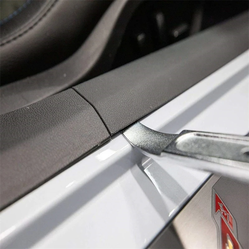 ipiip Trim Removal Tool Metal Pry Tool Door Panel Dashboard Radio Navigation Installer Car Panel Removal Pry Bar Tool