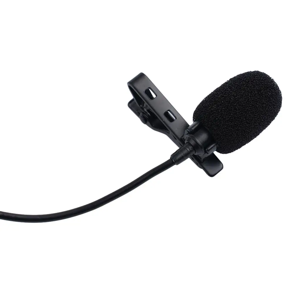 Musical Instruments & Gear Lapel Microphone Lavalier XLR 4-PIN Black Offering Flexibility Windscreens Included