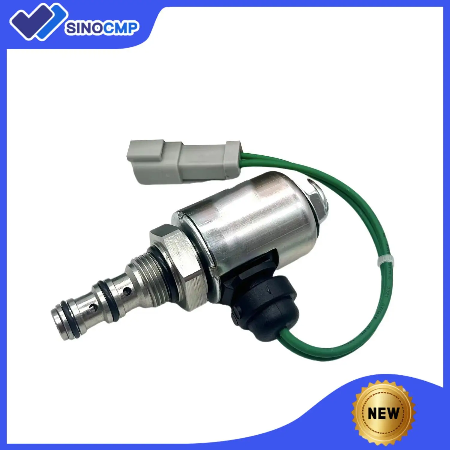 1pcs 198-4607, 1984607 Solenoid Valve For CAT 561N, 572R, 572R II, 583T, D10R, D5M, D5N, D6M, D6N, D6R II, D7R, D7R II, D8T, D9T