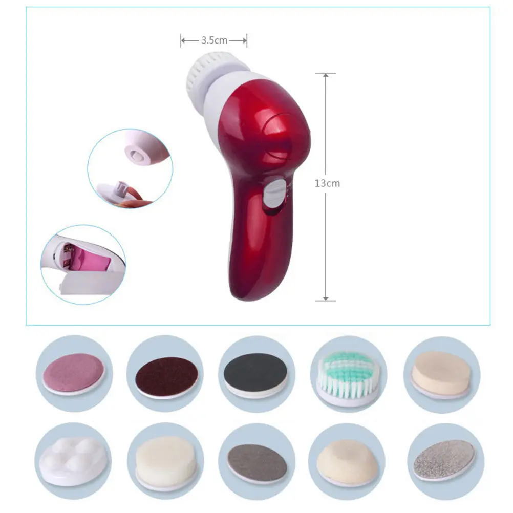 Limpador Facial Elétrico 11 em 1 para Remoção de Cravos, Limpador de Poros, Dispositivo de Beleza Multifuncional de Longa Duração