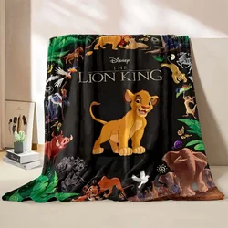 Disney Simba Lion King Nap Blanket Summer Winter Children Soft Flannel Plush Adult Blanket Fluffy Baby Kids Bedroom Kid Gift