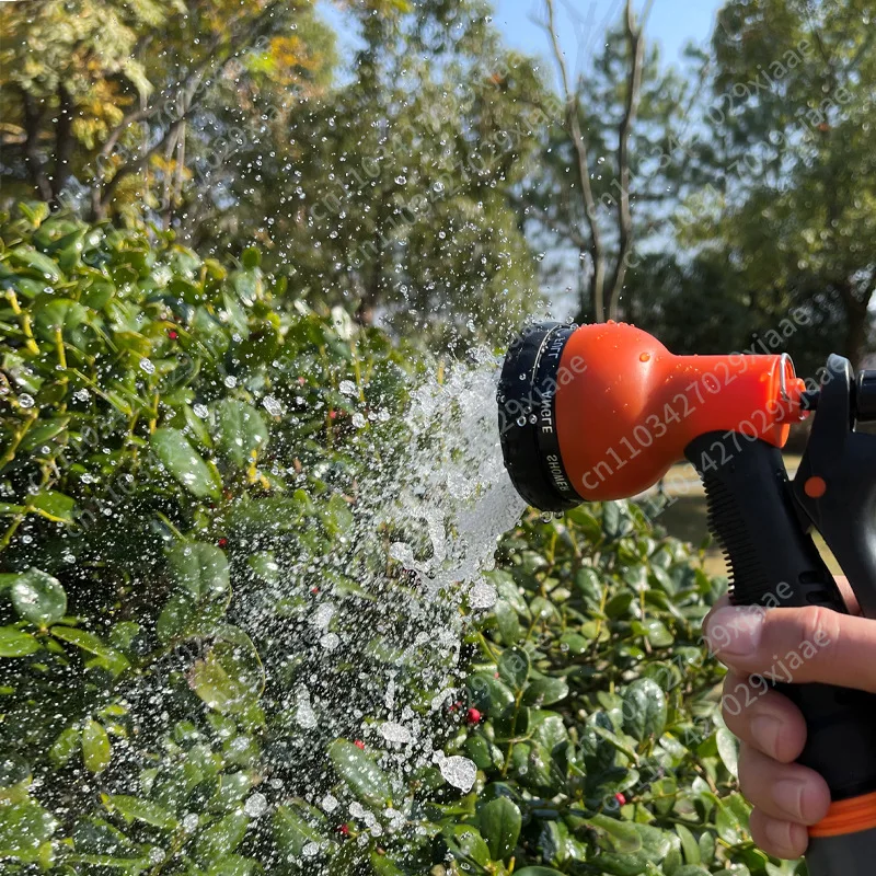 8 Mode High Pressure Garden Water Gun Hose Nozzle Car Washing Yard Water Sprayer Irrigation Pipe Tube Nozzle Sprinkle Tools