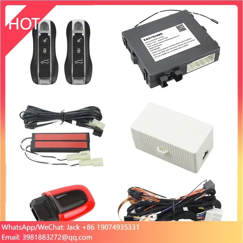 EASYGUARD CAN BUS Remote Starter PKE Kit Fit For 11-17 Cayenne/ 11-17 Cayenne New Energy Passive Keyless Entry