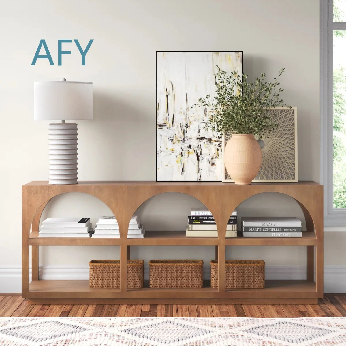Modern Living Room Side Table for Sofa Bed Entryway Decor Minimalist Panel Furniture Customizable Home Office Accent Table