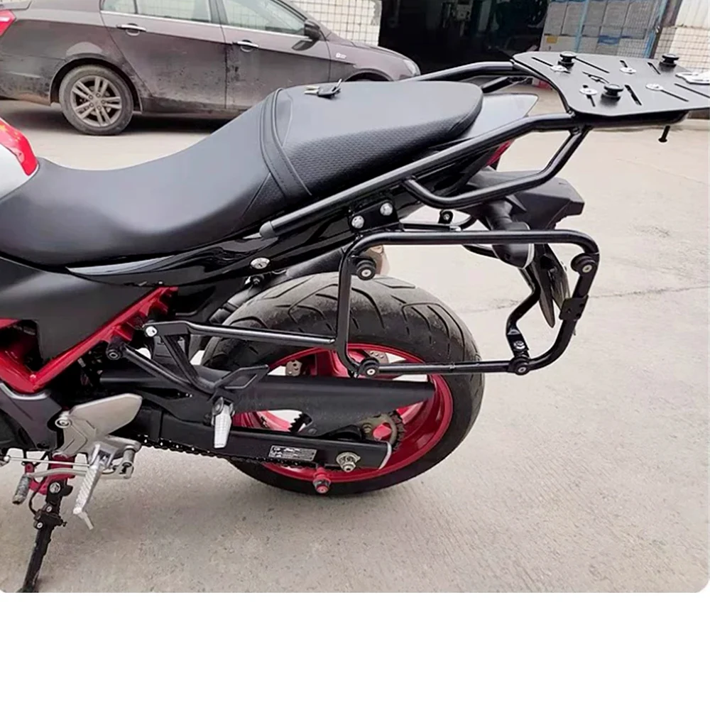 

High quality tailstock For Suzuki SV650 SV650X luggage rack with aluminum alloy side box bracket trunk bracket rear shelf