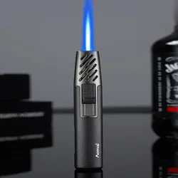 Metal Welding Torch Cigarette Lighter For Men Butane Windproof Gas Lighters Flame Jet Gun Igniter Cigar Smoke Accessories Gift