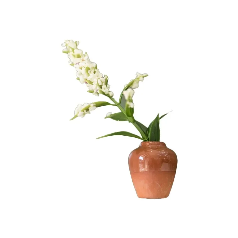 3-10pcs Mini Ceramics Vase Fridge Magnet DIY Porcelain Vase Refrigerator Magnet Message Sticker flowers Plant on Kitchen Gift