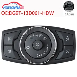 Car Auto Headlight Switch Headlamp Fog Light Control Button For Ford Mondeo V Sedan Mondeo MK5 Ranger Everest DG9T-13D061-HDW