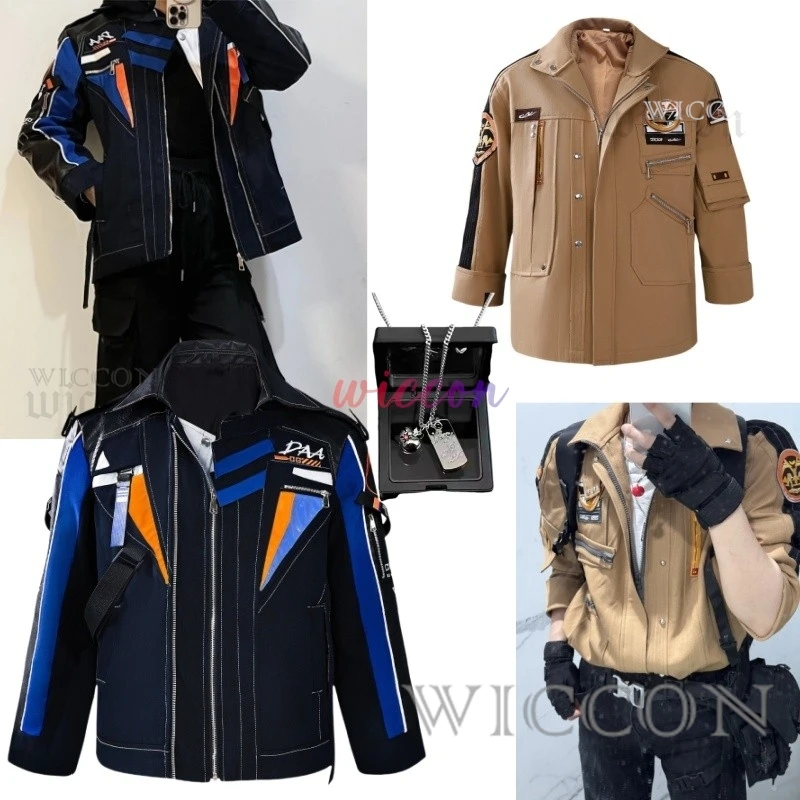 

Xia Yizhou Cosplay Love and Deepspace Caleb Cosplay Costume Flying Jacket Coat Halloween Party for Women Men Play Outfit Anime