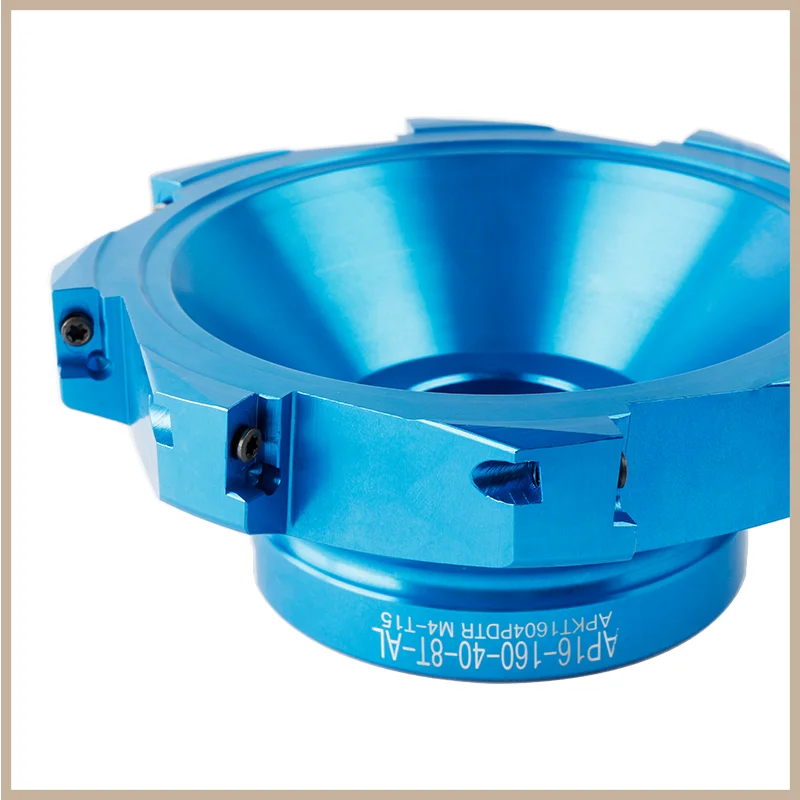 400R-160-40-8T right angle milling cutter plate aluminum alloy face mill cutter 160mm ultra light cutter