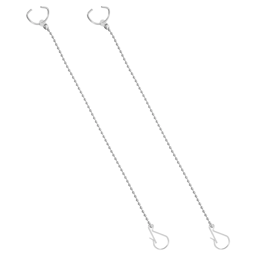 

2pcs Stainless Steel Flapper Chain for Toilet Flush Handle Compatible Most Models Leak Prevention Easy Install Toilet