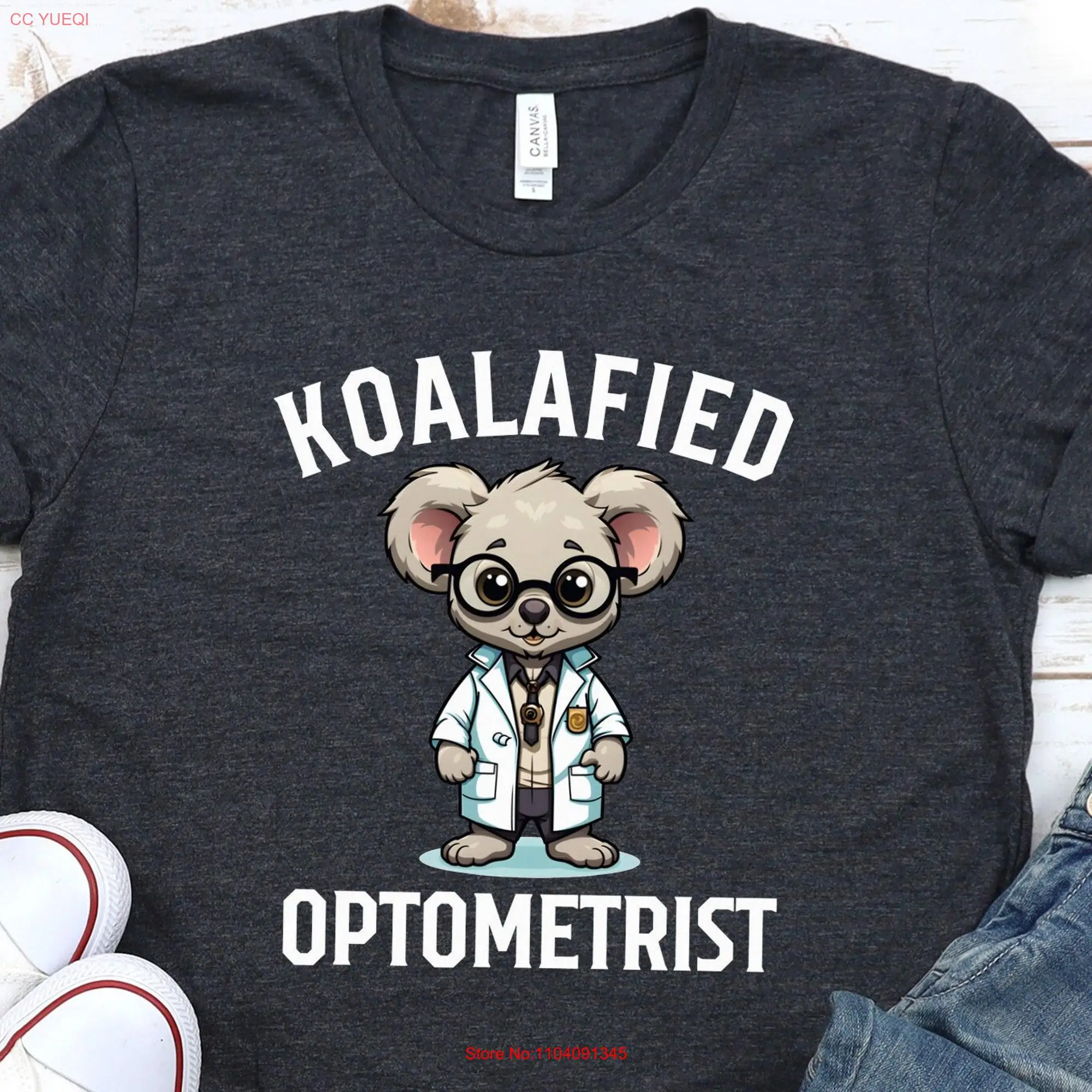 Optometrist T Shirt For Optometry Student Funny Graduate SweaT Optician Eye Doctor long or short sleeves