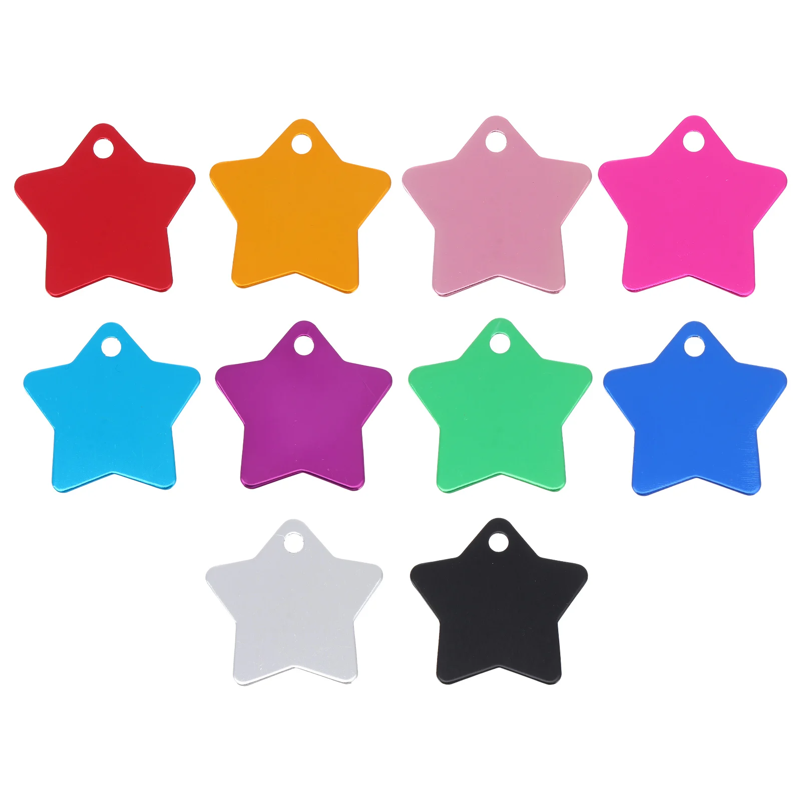 

10pcs Id Creative Identity Cat Collar Pendant Anti-Lost Hanging Labels Dog Id Tag Address Tags Metal Hanging Boards Pet Collar