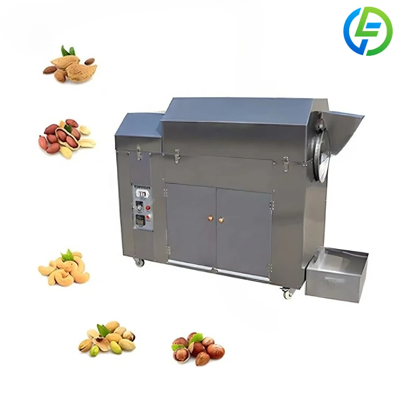 Customized Nut Roaster With Insulation Layer Heat Preservation Energy Saving For Nut Seed Roasting Processing Roasting Machine
