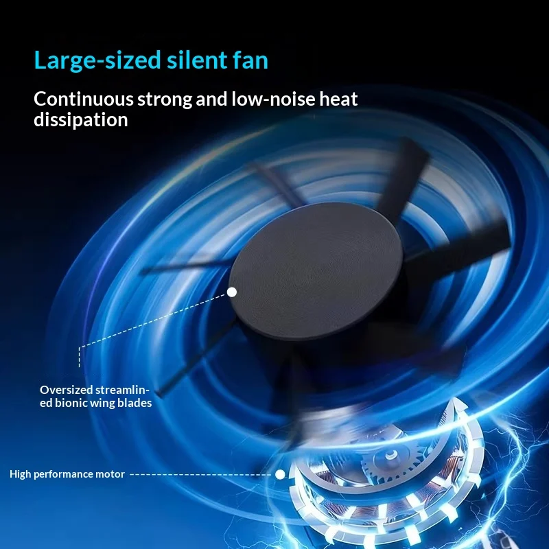 Black Shark 6 Ultra liquid cooled radiator phone back clip water-cooled semiconductor cooling low noise for Android IOS Game