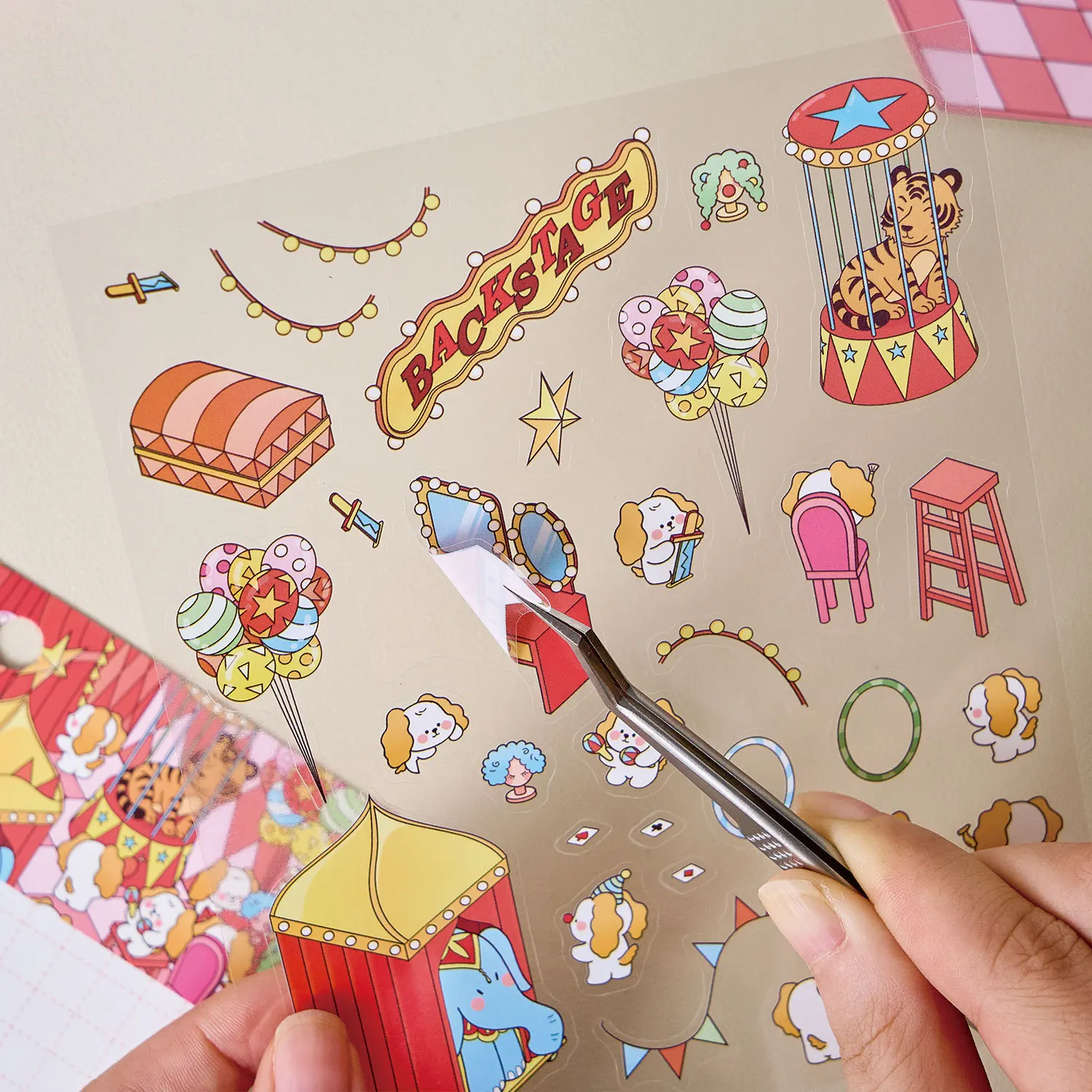 Трехмерные наклейки для ландшафтного дизайна, серия Wonderland, забавные декомпрессионные миниатюрные наклейки ручной работы, декоративные наклейки «сделай сам»