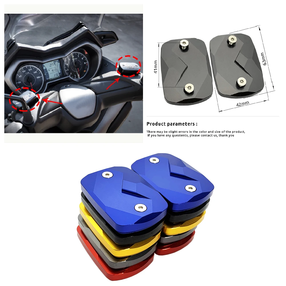 

Fit for Yamaha XMAX 300 X-MAX 250 ABS XMAX300 XMAX250 2017-2023 Motorcycle Front Brake Reservoir Fluid Tank Cover Decorate Kit