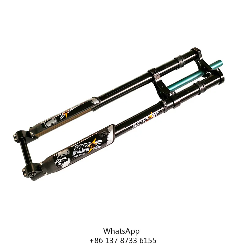 

High-Quality Aluminum Inverted Front Fork For Mountain Bikes With Disc Brake Compatibility