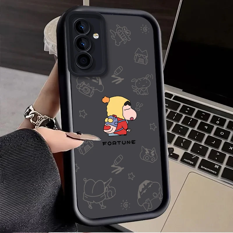 C-Crayon S-ShinChanสําหรับSamsung Galaxy S25 Ultra Plus S24 S23 S22 S21 S20 FE A73 A72 A71 A56 A55 A54 5G A52 A52S 4Gฝาครอบ