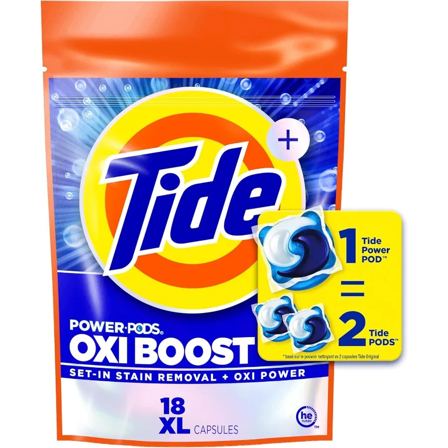 18ct Laundry Detergent Pods | All-in-1 Deep Clean, He Safe, Fresh Scent
