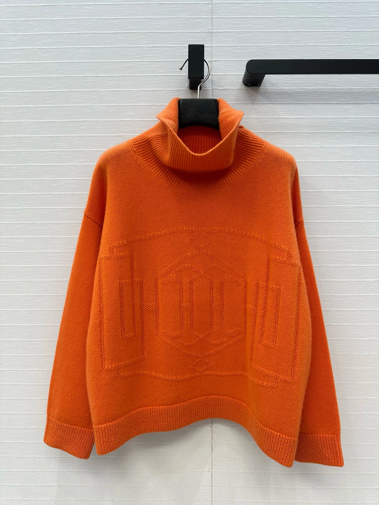 

Comfortable Camere High Collar Knitted Sweater Casual Loose Ele Versatile Simple Sli Women's Top for Autumn