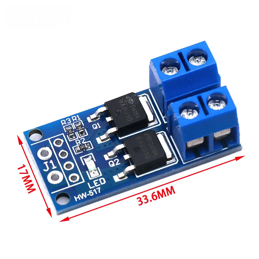 15A 400W MOS FET Trigger Switch Drive Module DC 5V-36V PWM Regulator Control Panel Motor control board