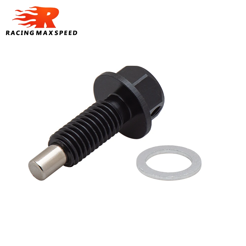 Free shipping M10 M12X1.5/1.25, M14X1.5/1.25, M18X1.5 Aluminum Magnetic Oil Drain Plug &Oil Drain Sump Nut JDM