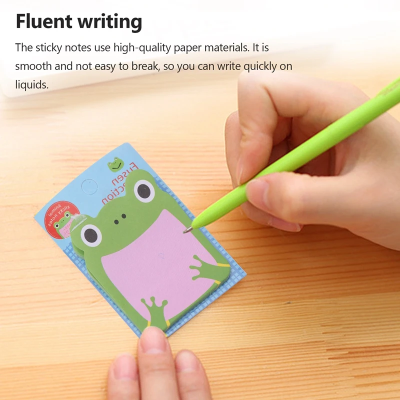 Juego de notas adhesivas de animales Mini, Bloc de notas autoadhesivas divertidas, coloridas, 640 hojas (32 piezas)