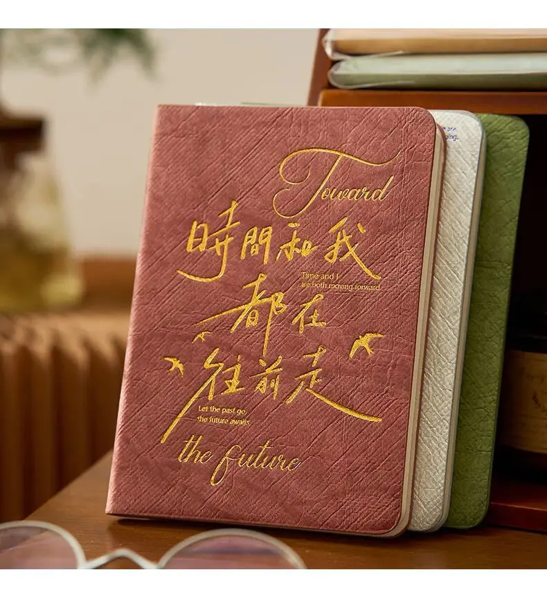 Tragbares, gepunktetes Tagebuch-Notizbuch im A6-Format – Tagebuchplaner mit Goldfolienprägung, Hardcover, Einfachheit, Eleganz, zeitlose Melodie-Serie – Detail 20