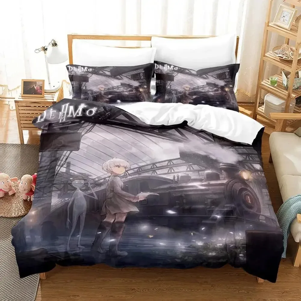 Game DEEMO II Bedding Set Single Twin Full Queen King Size Bed Set Adult Kid Bedroom Duvet cover Sets 3D Anime Bed Sheet Set