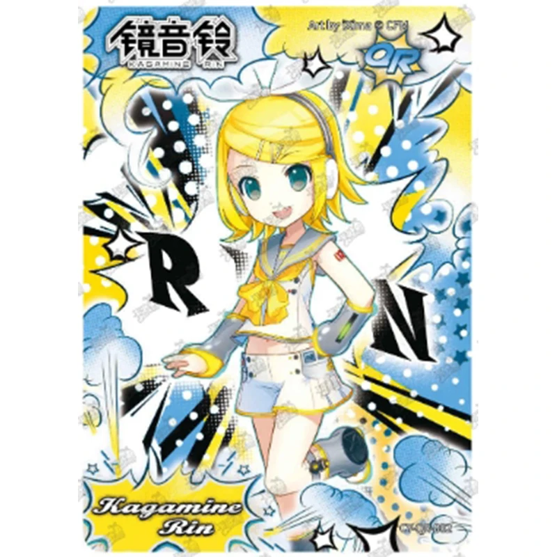 Kayou QR Card 1~18 Series Hatsune Miku Ia Kagamine Rin Kagamine Len Rare Collection Card Christmas Birthday Gift Game Toys