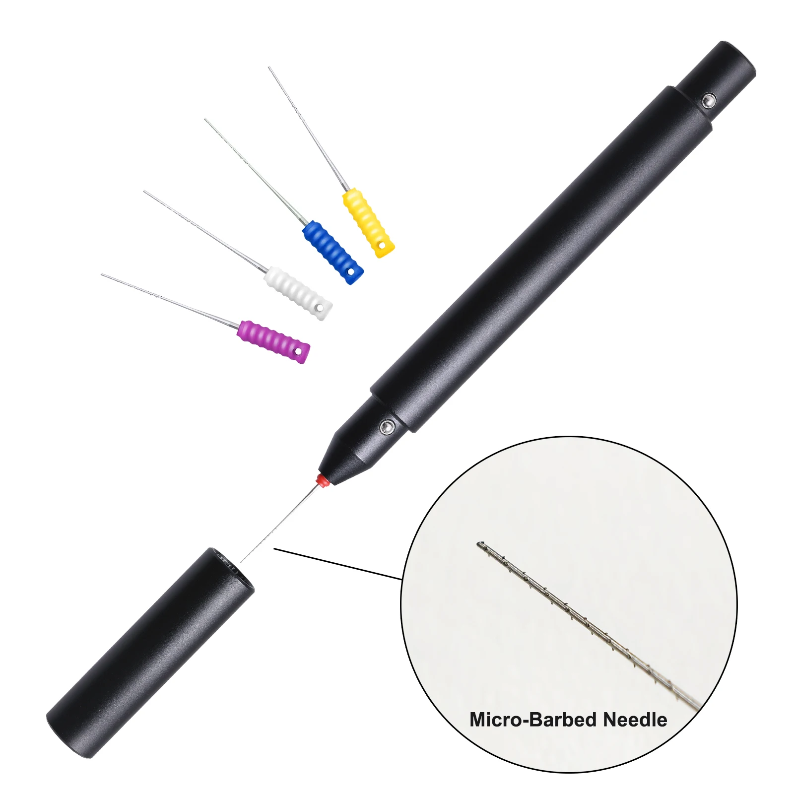 FOSHIO Vinyl Car Wrapping PPF Decon Pen With Micro Thorns Needle Carbon Fiber Protection Film Install Cleaning Yarn Removal Tool