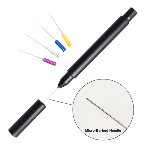 FOSHIO 비닐 자동차 랩핑 PPF 디콘 펜 마이크로 가시 바늘 탄소 섬유 보호 필름 설치 청소용 실 제거 도구