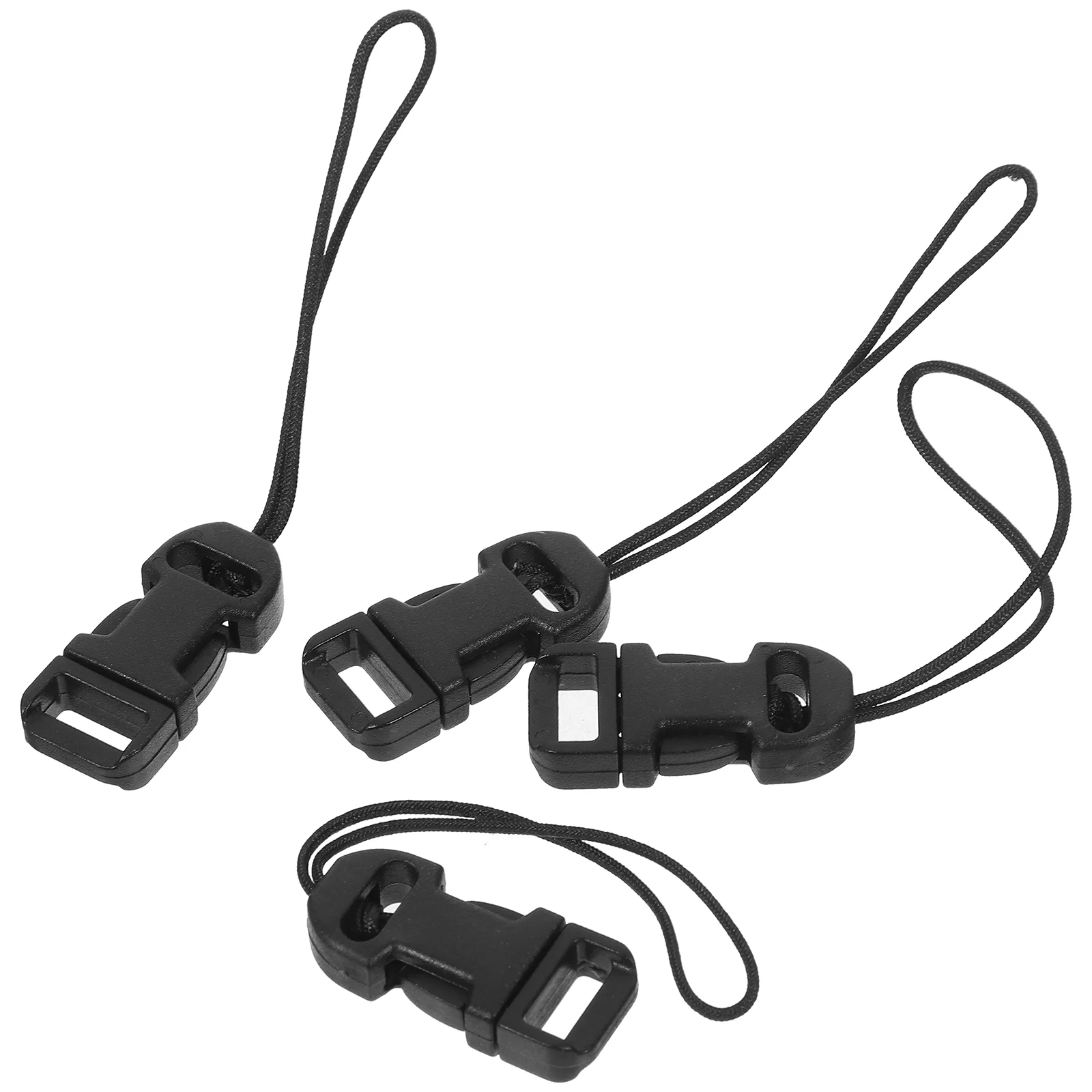 2 paia di fibbie per cinturino reflex per fotocamera, clip ad anello QD a sgancio rapido per connettore in plastica