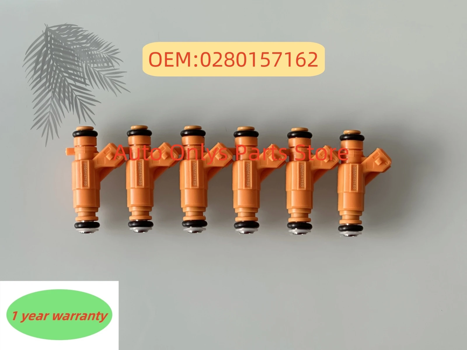 

6pcs New 0280157162 car accessories Fuel Injector Nozzle For - Ford Kai/ Fiesta/ Ecosport 1.5/1.6 16v High quality