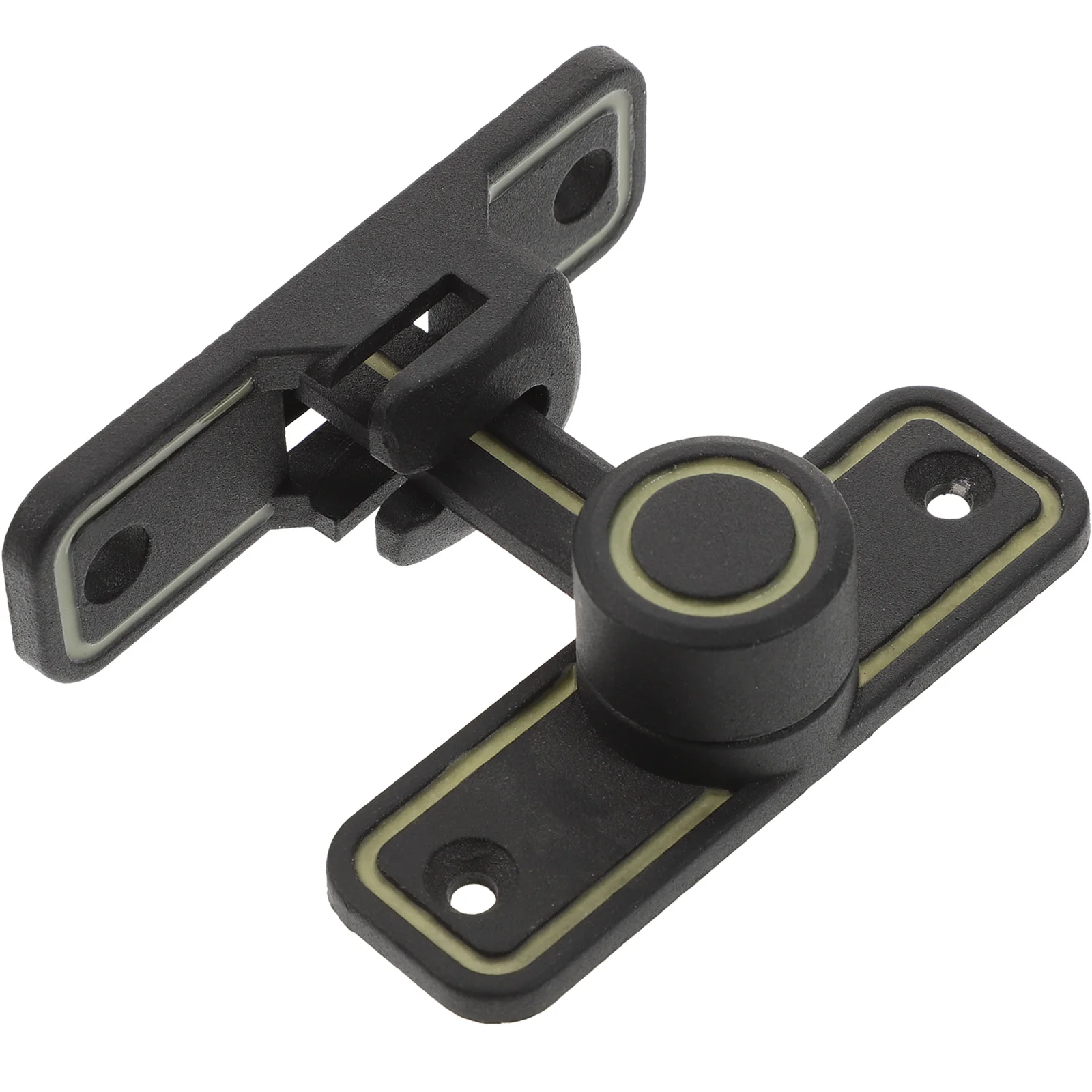 

Luminous Door Latch Zinc Alloy Security Locks Right Angle Smooth Surface Wide Application Sturdy Barn Door Locks