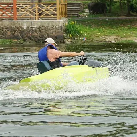 Profissional novo design barco de velocidade elétrica mini barco elétrico jetski rush onda barco jet ski