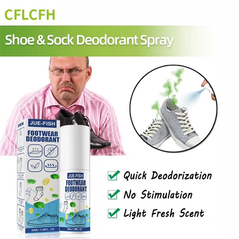 

Shoe Socks Odor Perfume Removal Spray Feet Care Footwear Deodorant Antiperspirant Shoes Stink Remover Foot Odor Freshener