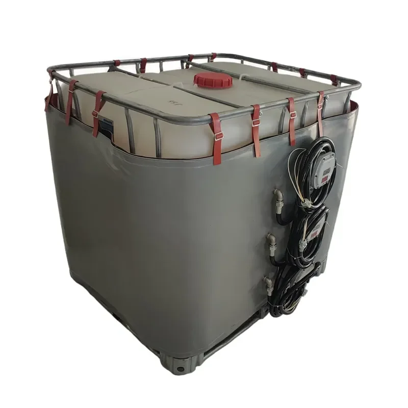 1000L Flexible Silicone Oil Drum Heating Blanket Detachable Heating Sleeve Jacket 220V Custom for IBC Tank