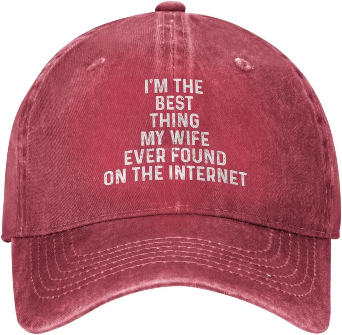 I'm The Bests Thing My Wife Ever Found On The Internets Hat Women Baseball Hat Funny Cap