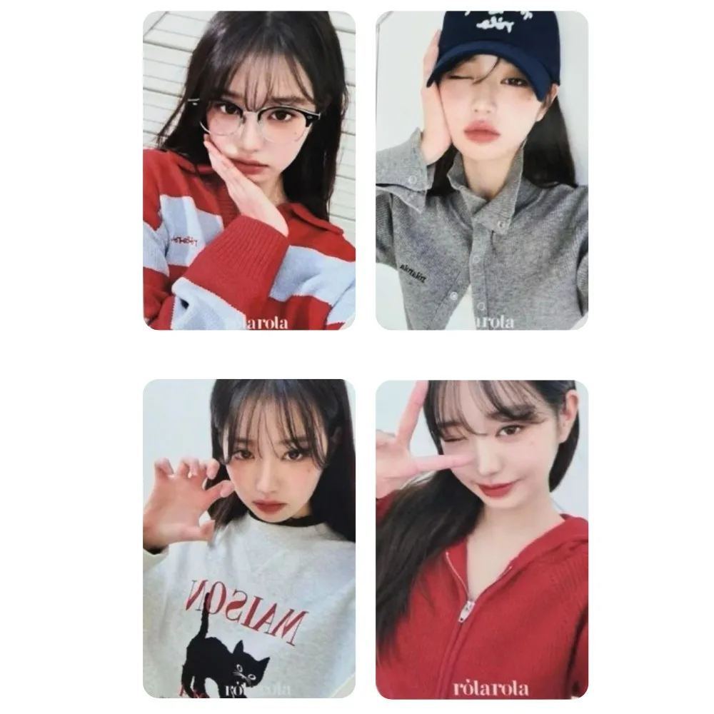 Kpop Korean Idol IVE Wonyoung Rolarola Endorses Little Card 4.0 Personal Solo High-definition Photo Cards Fans Collection Gift