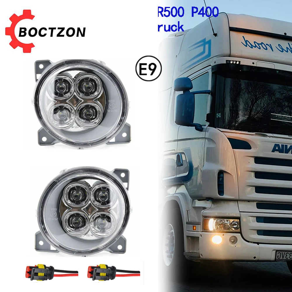 LH RH 24V luz antiniebla LED lámpara de circulación diurna SCA392 SCA393 1931614 1931613 para Scania P G R T Series G440 G450 P380 P410 R450