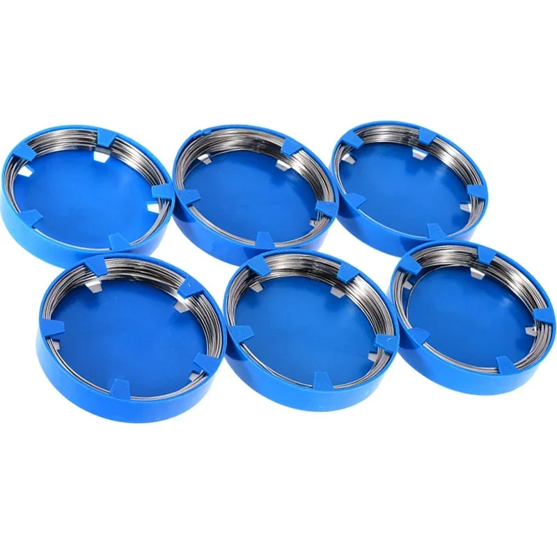 Dental Lab Material Technician Stainless Steel Wire Round 50G 0.5Mm-1.6Mm On Dental Removable Metal and Acrylic Partial Clasps