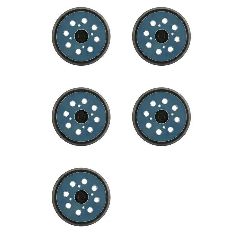 a63k-5個入り-5インチ-8穴-フックアンドループ式-サンディングバッキングパッド-オービタルサンダー用-ディスク-ポーターケーブル対応-粘着式バッキングパッド