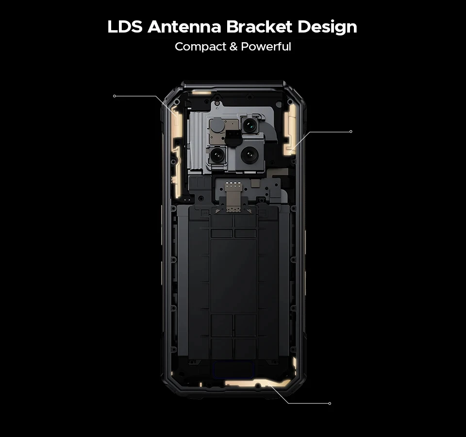 DOOGEE V Max Play Projector Rugged Phone 16GB+512GB 20500mAh 200MP Smartphon 5G 6.78" Display Dual Camping Lights Android 15 NFC