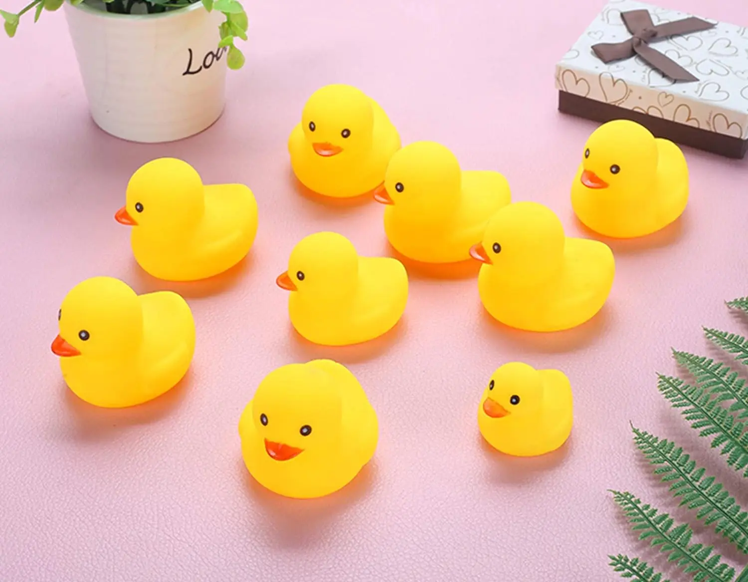 Patos de borracha amarela para crianças pré-escolares, Duckies Squeaky Flutuantes, Brinquedos para Banheira, Presente para Baby Shower, Bebês e Crianças, 5 PCs, 10 PCs, 20 PCs, 30 PCs, 50PCs