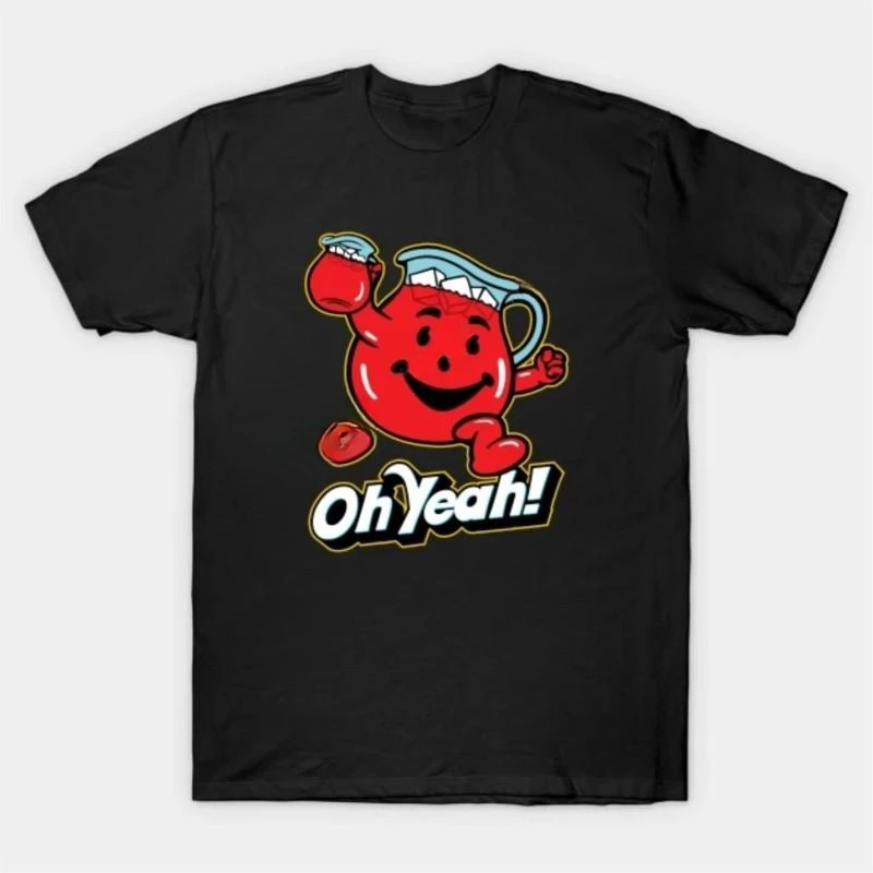 Summer T shirts For Men HEY KOOL AID OH YEAH T Shirt New arrived short sleeve brand men cotton top Mens brand fashion t-shirt