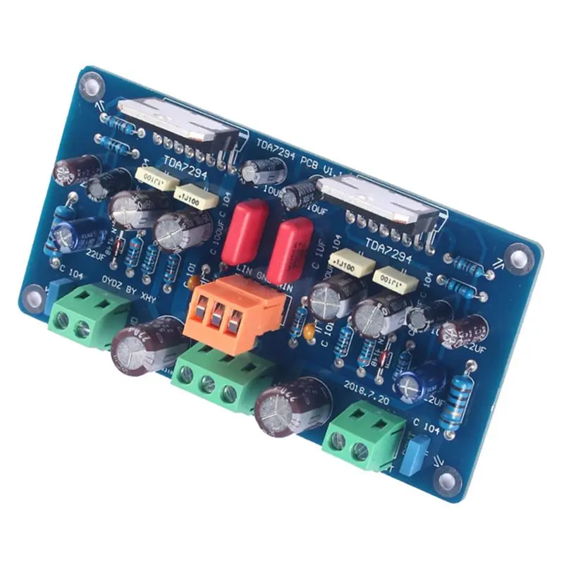 ELECT-High-Fidelity Low Noise, Low Distortion TDA7294 70W Dual-Channel Stereo Audio Amplifier Power Amplifier Board